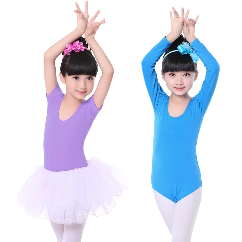 Las chicas ballettkleid ballettanzug con rock ballet camiseta Leotards vestido de baile 