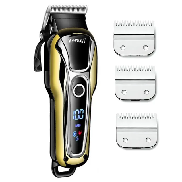 cord/cordless Professional hair clipper rechargeable hair trimmer for