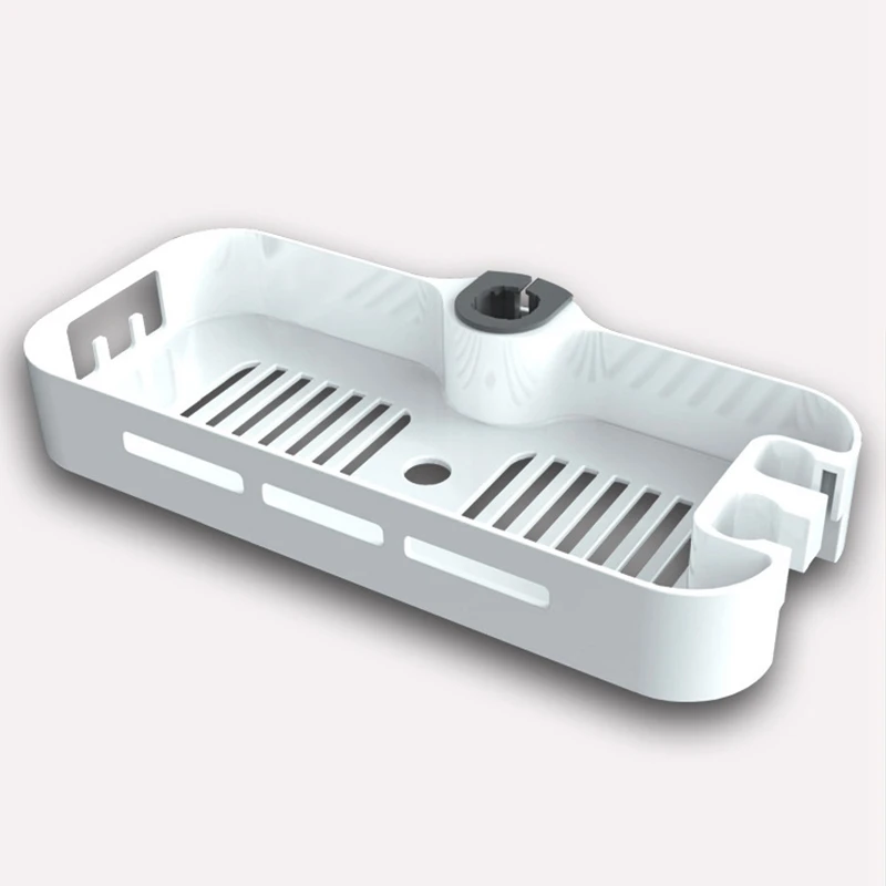 Wall Storage Rack Organizer Stick Bathroom Shelf Shower Rack Storage