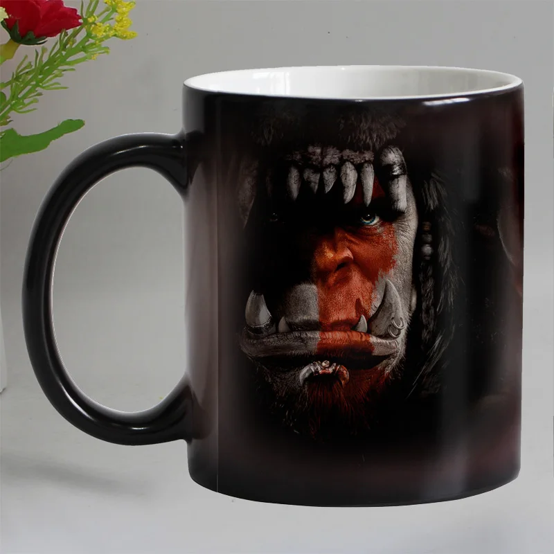 Free shipping Funny novelty Movie Ceramic Color Changing Coffee Mug