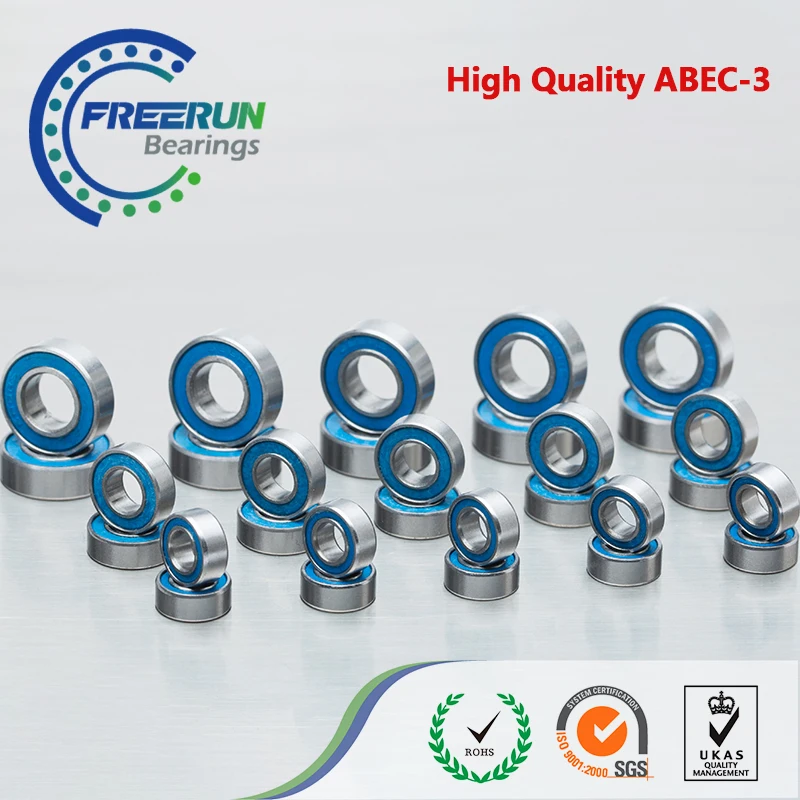 

Axial SCX10 II (V2) Ball Bearing Set ABEC3 BLUE RUBBER 28pcs ball beairng kit