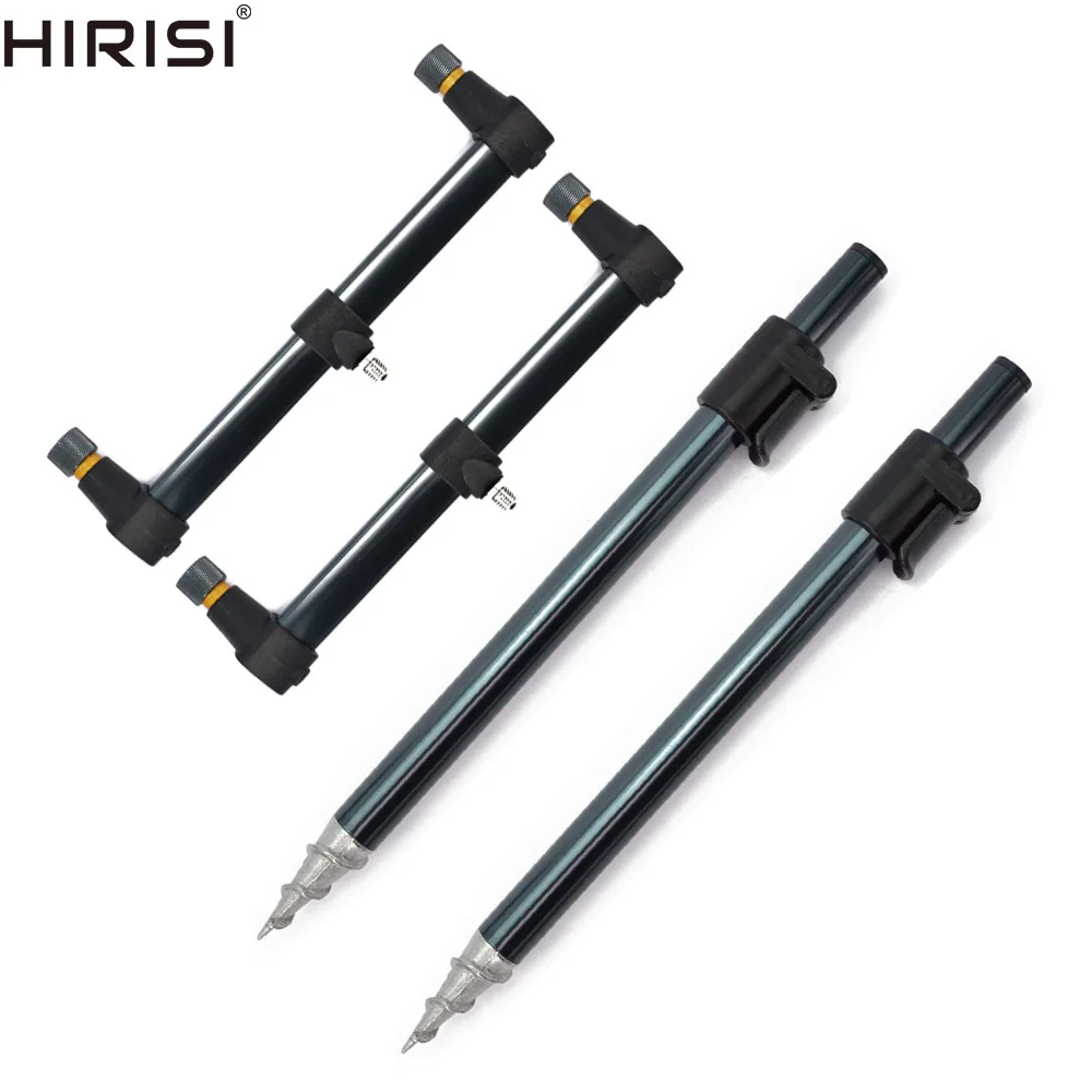 melhor Pod Vara De Pesca da carpa Conjunto 2 pcs Varas Bancárias e 2 pcs Bares Buzz Bunda para Carpa Pesca Grossa Enfrentar