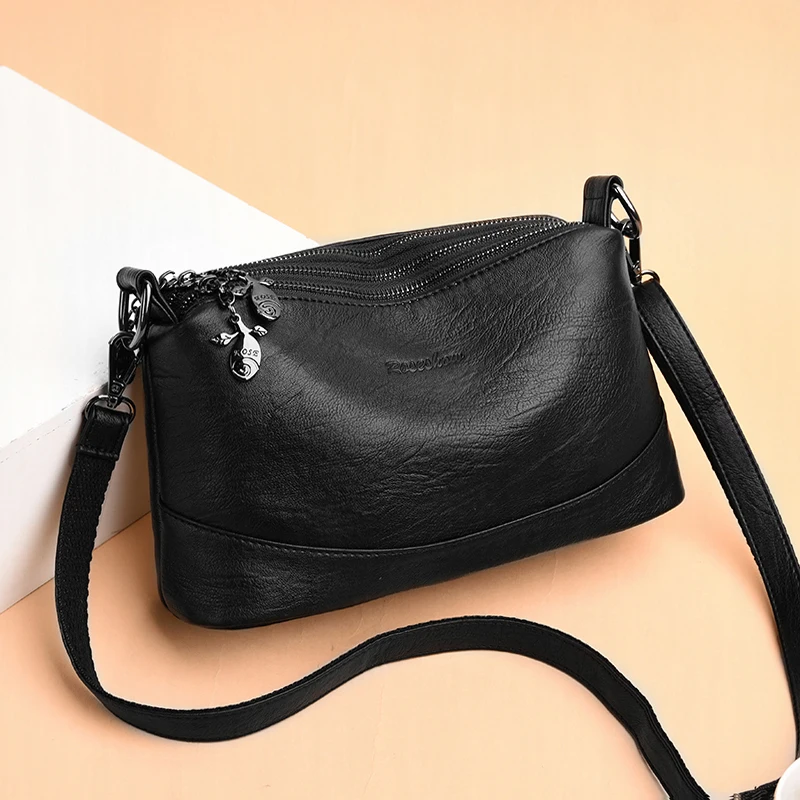 

Soft Leather Bags for Women Designer Famous Brand Women Bags 2019 New Shoulder Bag Luxury Cross Body Female Bag