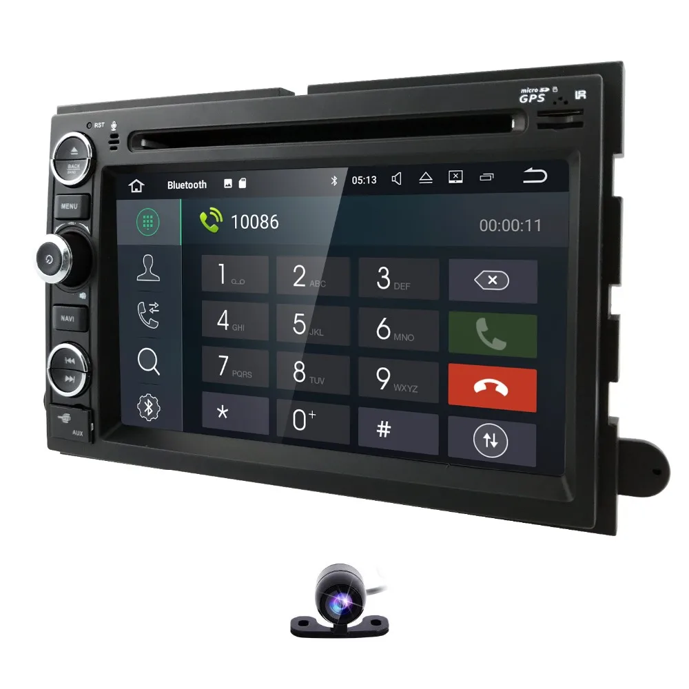 Excellent Free Shipping Android8.0 RAM 4G ROM 32G OctaCore Car DVD GPS For Ford Focus Fusion Expedition F150 F250 F500 Escape Edge Mustang 3
