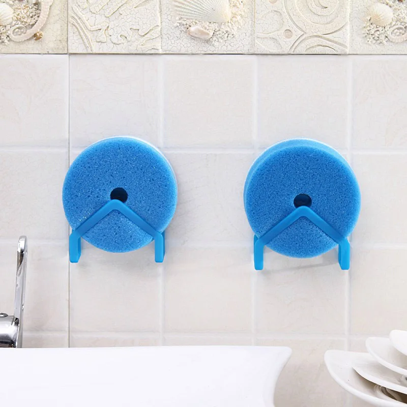 Multifunction Kitchen Sink Suction Holder Sponges Scrubbers Soap Storage Rack Suction Cup Sponge Holder Kitchen Drying Rack