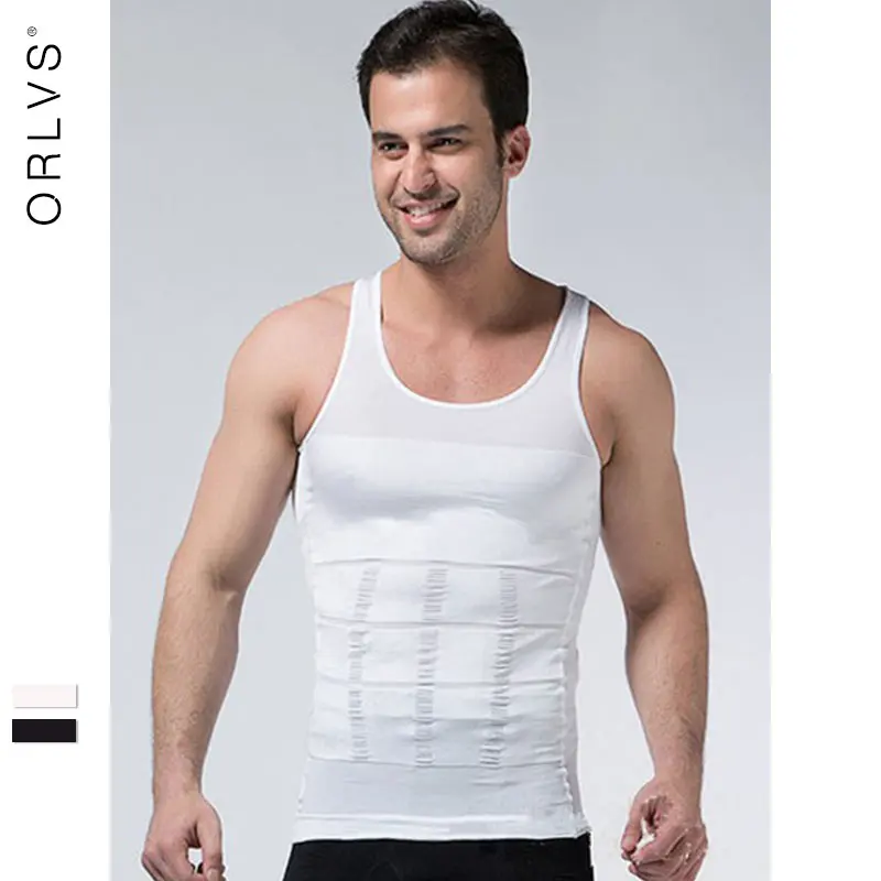 Shapers Slimming T shirt Neoprene Shaper Men Slimming Vest Body Shaper