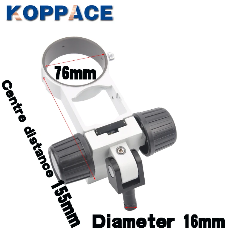 KOPPACE KP-A3, стерео микроскоп фокус кронштейн, диаметр 76 мм рамка, микроскоп стойка для фокусировки, 16 мм Монтажный Соединительный