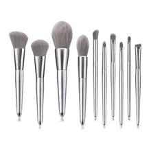10pcs/set Makeup brushes set professional foundation brushes Synthetic hair Powder Blusher Eyeshadow make up brush kit T10156 10 pcs kabuki makeup brush set cosmetics foundation blending synthetic fiber blusher professional soft make up brushes kits tool