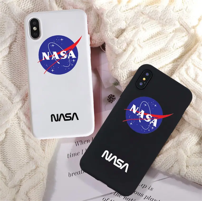NEW American Trend Astronaut Space Case For iPhone 7 X XR XS MAX 7 8 6 6s Plus AFOSI Soft TPU IMD Luxury Phone case Cover