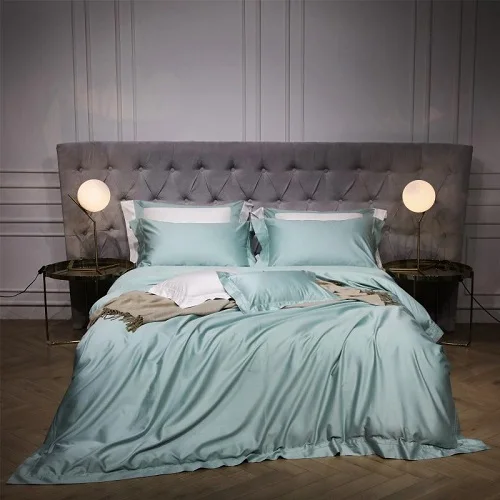 bedding set 9 Высокое количество 1000TC Сплошной Розовый Красный Белый постельное белье пододеяльник 4/6 набор постельных принадлежностей King queen размер простыня набор подушек - Цвет: bedding set 9