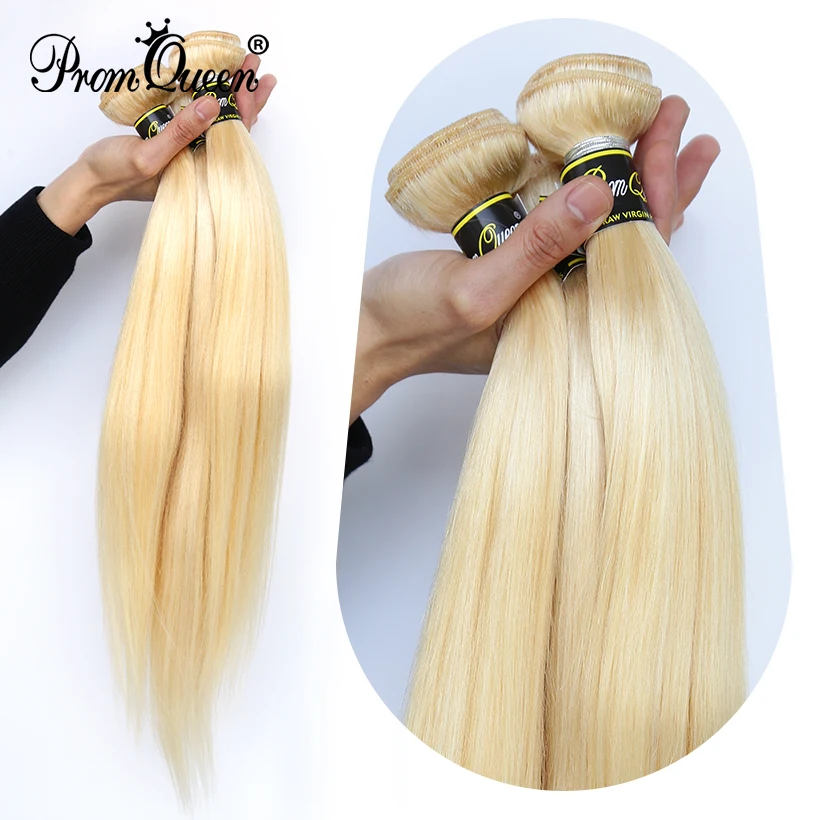 Promqueen 613 feixes de cabelo humano brasileiro