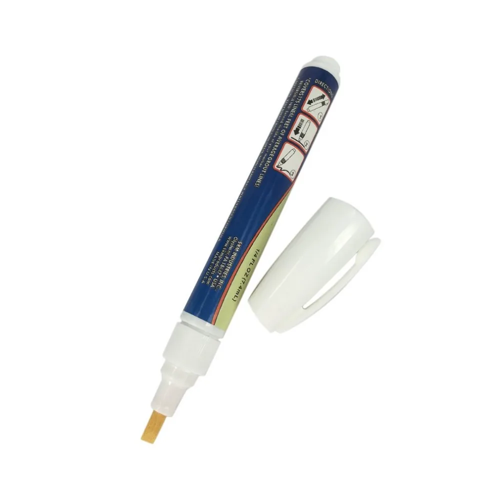 Non-toxic Permanent Grout-Aide& Tile Marker Water-resistant Odorless Ceramic Tile Repair Pen with Reversible Nib Dropshipping