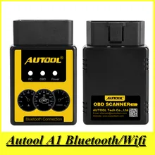 AUTOOL A1 V1.5 OBD сканер A1 с Bluetooth wifi поддерживает все протоколы OBDII лучше, чем Супер Мини ELM327 OBD2 диагностический инструмент