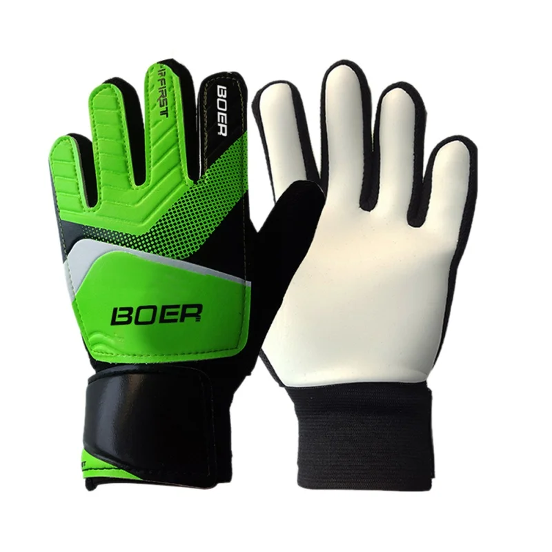 

Thicken Non-slip Rubber Football Goalkeeper Gloves Goalie Soccer Finger Bone Protection Guard Gloves Begginers Men's Sportswear