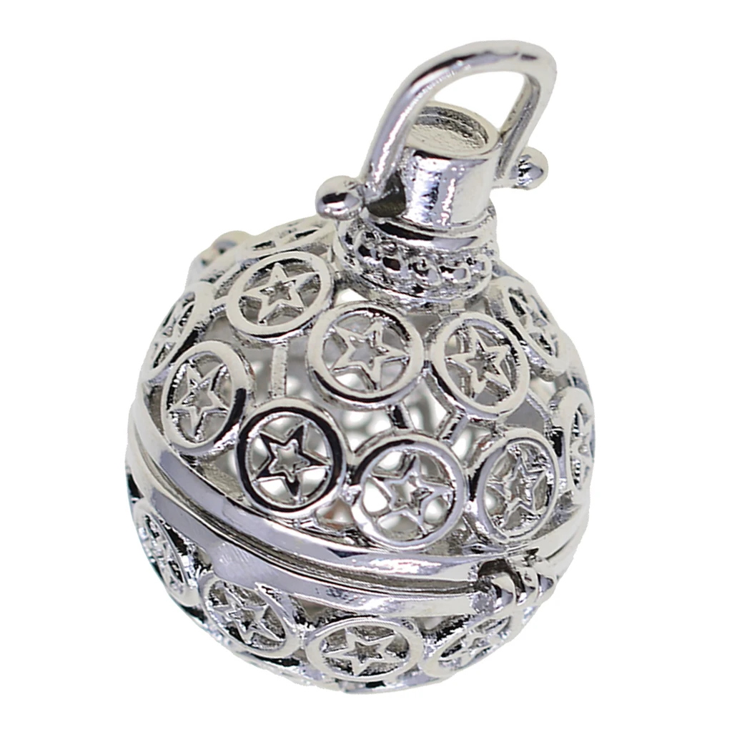 Blank Pearl Beads Cage Pendant Charms Memory Locket Pendants Settings for DIY Necklace Bracelet Earrings Jewelry Making