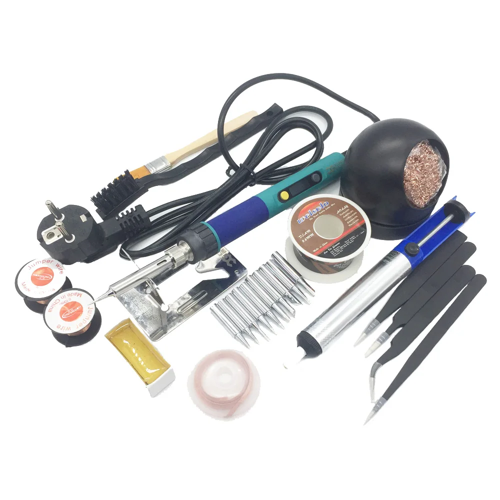 Cena CXG 936d ue wtyczka cyfrowy LCD regulacja temperatury elektryczna lutownica 110 V 220 V 60W grzejnik ceramiczny 900M żądło wskazówka