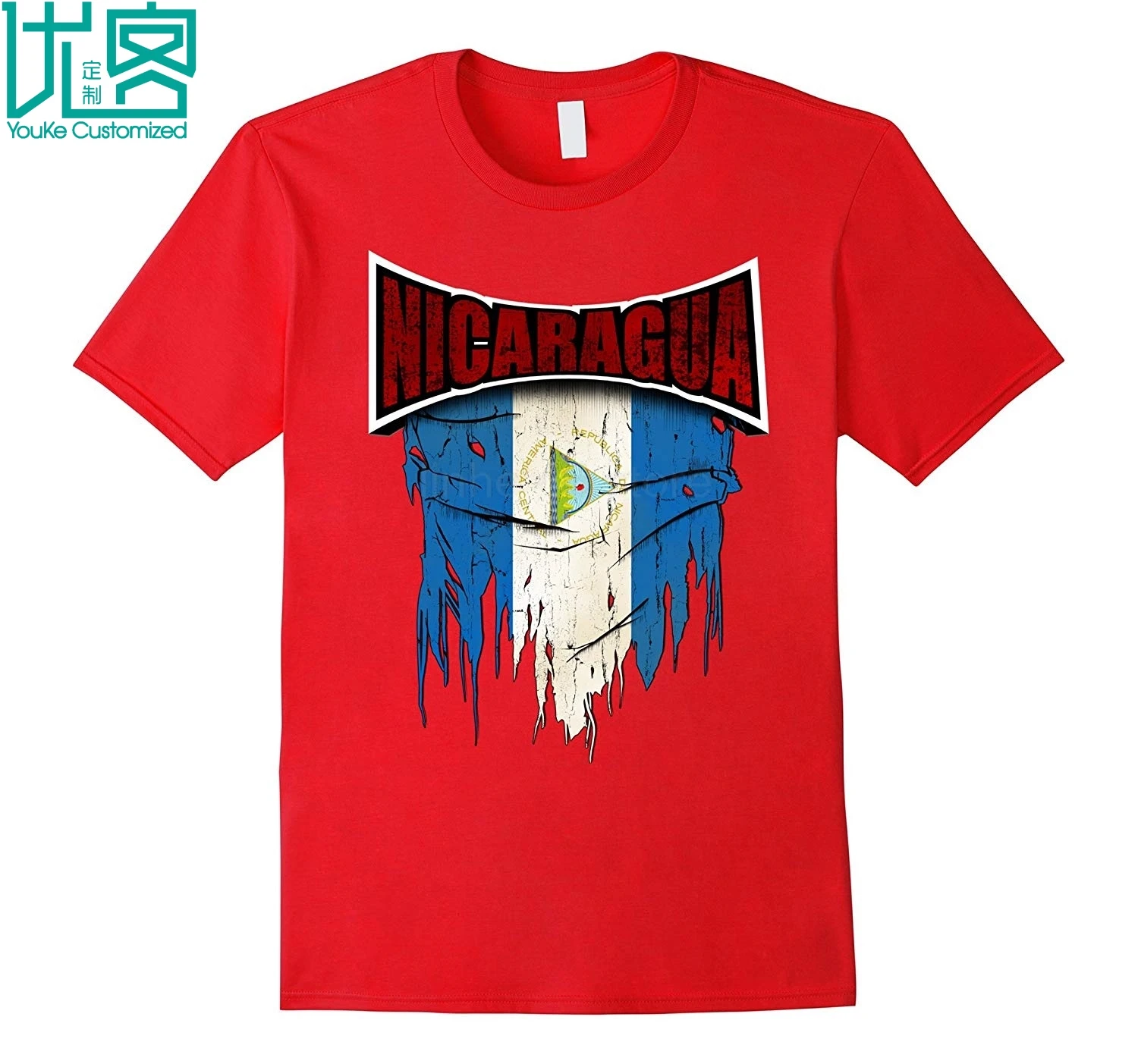 

Tap out Nicaragua tshirt Genuine men's T-shirt cotton jersey