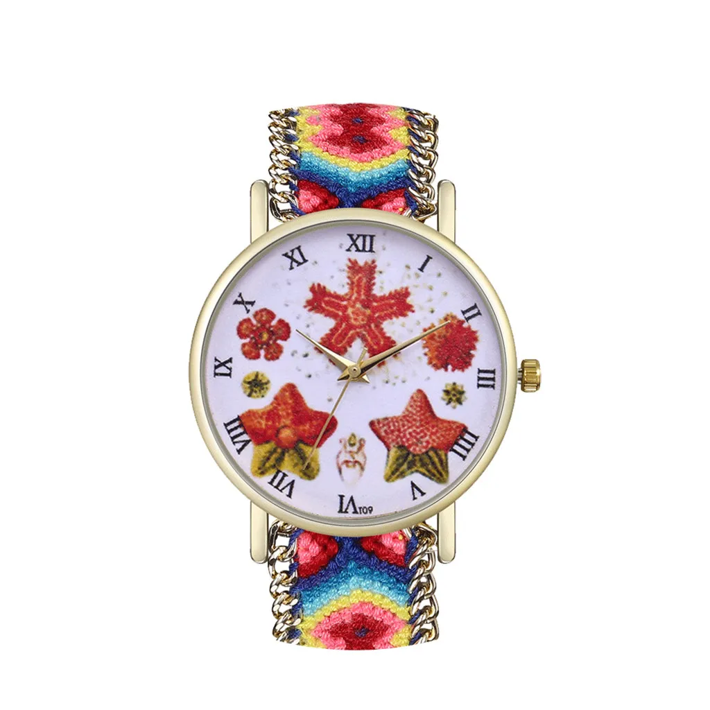 Rosefield Часы montre femme Брендовые с рисунком Мультяшные часы женские повседневные