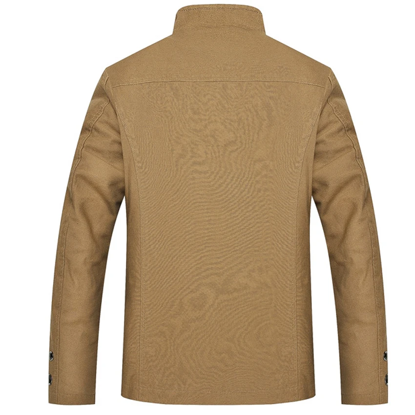 Veste Plus 110 khaki Noir Kaki 4xl La Et Automne Rouge Stand Hommes Col Printemps Taille 7xl Marque Manteau 3xl red Vêtements Couleur Black 5xl 6xl l1cTFKJ