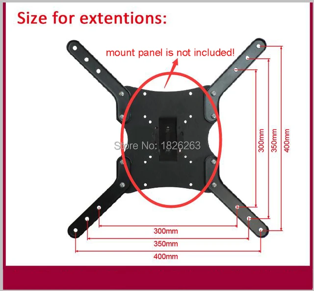 Adaptador para VESA 75/100 para soporte de monitor o TV de 13 a 27 -  Cablematic