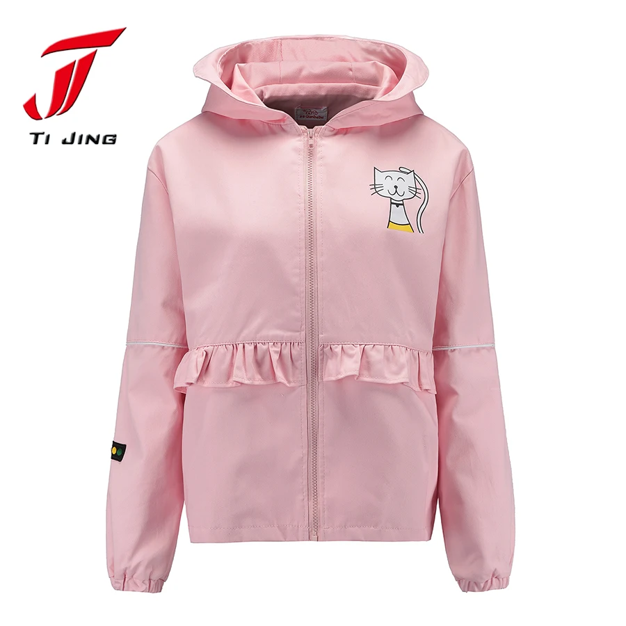 TJ Japanese girls cute cartoon cat jackets women spring and autumn