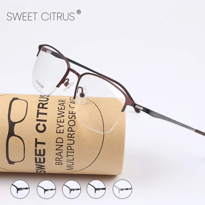 Женские очки для близорукости Sweet Cirtus оптические из титанового сплава