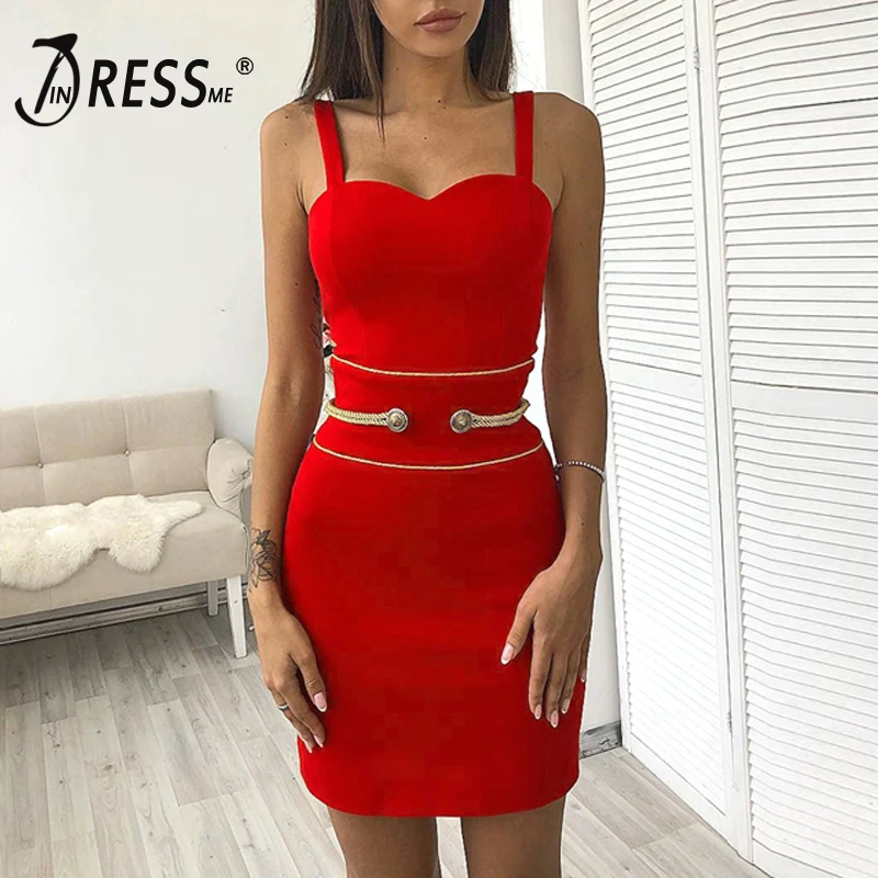 Красное Облегающее Платье