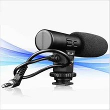 SIDANDE Stereo Shotgun Recording Microphone Mic for Canon for Nikon for Sony Video Cameras camcorder