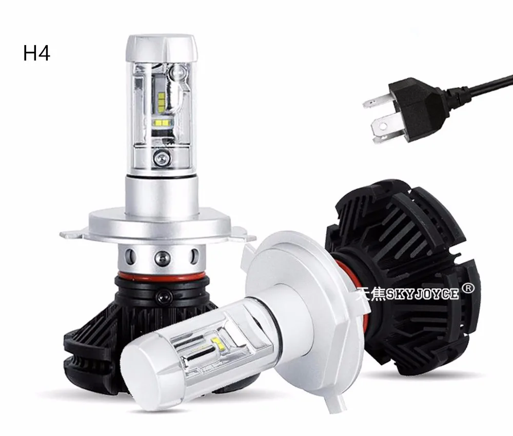 2X auto led headlight H4 3000K 6500K 8000K All in one led X3 Car LED Headlight Auto Headlamp Bulb H4 H7 H8 H11 H16 9012 90056 (15)