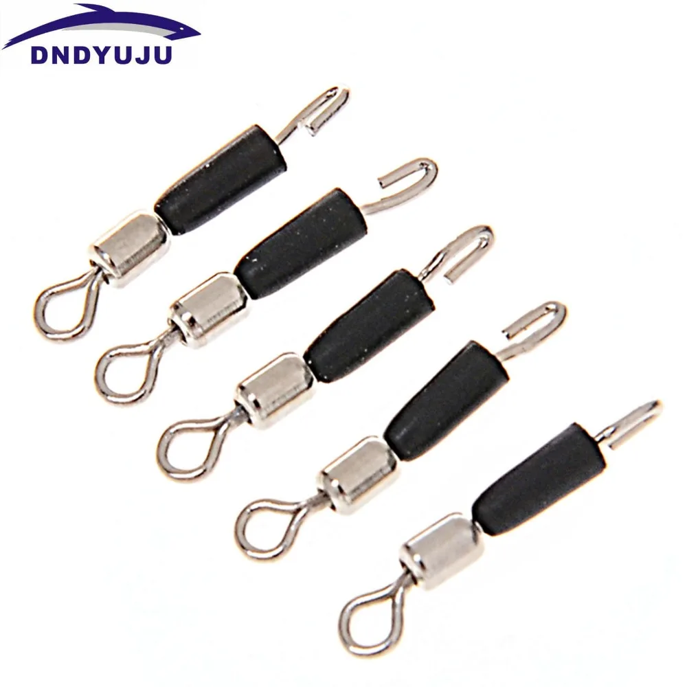 DNDYUJU 30pcs/lot Ball Bearing Swivel Solid Rings Fishing Connector