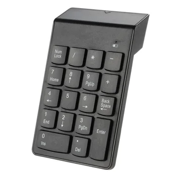 

KKMOON Bluetooth 3.0 Numeric Keypad Wireless Number Pad 18 Keys Mini Digital Keyboard for iMac/MacBook/MacBook Air/Pro/iPad