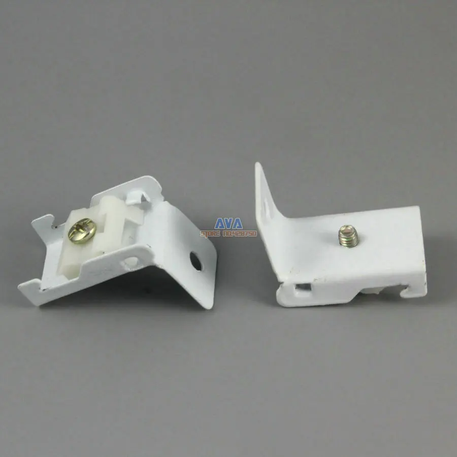 20 Pieces L Shape Curtain Track Bracket Curtain Track Brace 30x20x24mm
