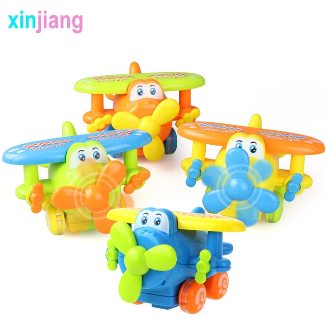 

Baby Toys Mini Diecast Helicopter Rotation Toys Friction Airplane Sliding Push Small Helicopter Christmas Toys For Kids }