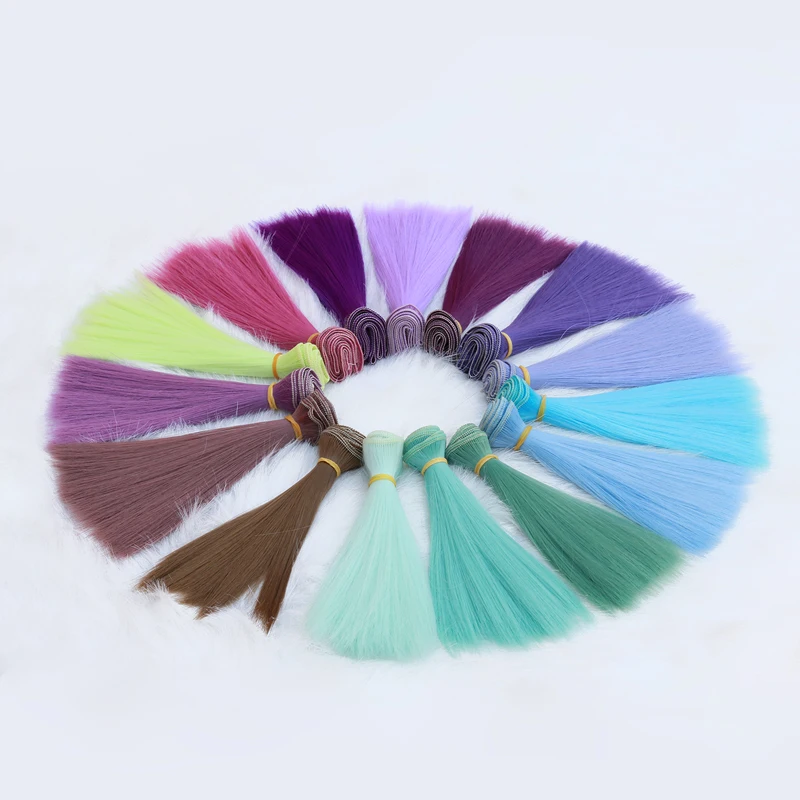 Doll Wigs 15*100CM 20*100CM 25*100CM bjd Wig Doll Hair for DIY Straight Hair