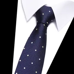 7,5 см новый роскошный галстук 100% шелк жаккард Тканые Для мужчин полосатые галстуки мужские шеи галстук для свадьбы Бизнес группы