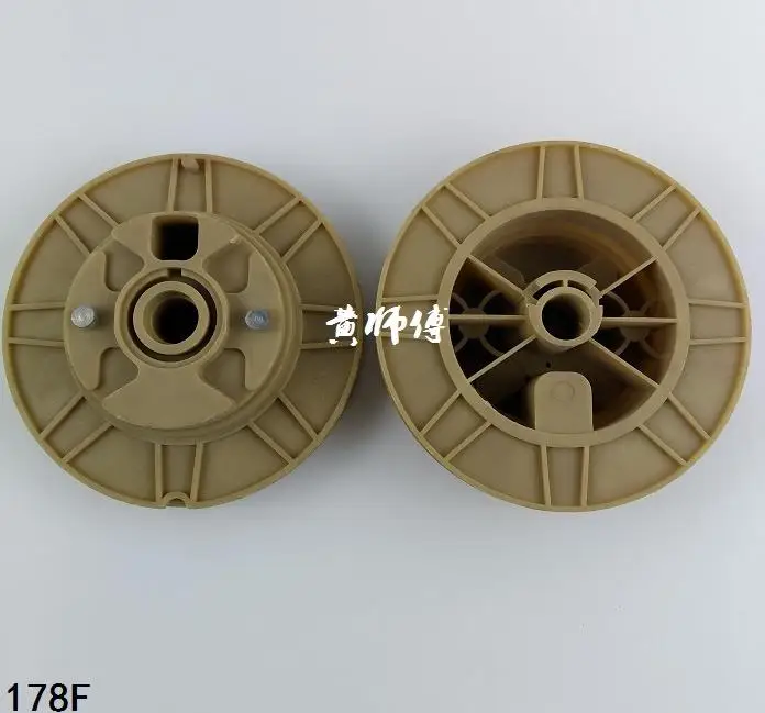 

178F RECOIL STARTER PULLEY NYLON FOR KIPOR KAMA KM178F KD178F DIESLE 4 STROKE DIESEL CULTIVATOR TILLER PULL START REEL