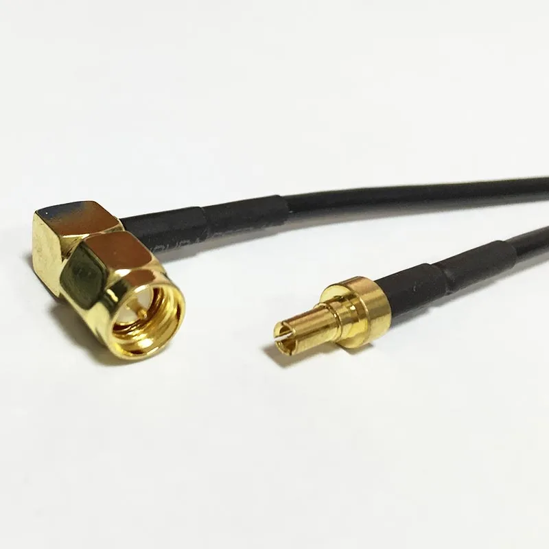 New Wireless Modem Cable SMA Male Plug Right Angle Switch CRC9 Male