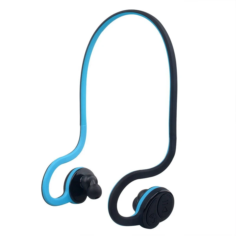 

Sport Bluetooth 4.1 Wireless Headphones Lightweight Portable Sports Sweat Headphones Ergonomic Earbuds Design SD