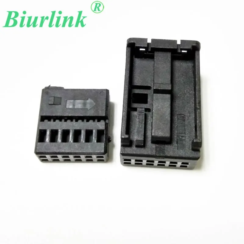 

Biurlink 12Pin Black CD Changer Audio Harness Cable Plug Contacts Terminals For Ford For BMW For Opel For Volkswagen For Peugeot
