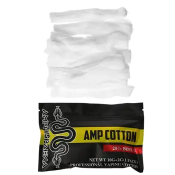 

12pcs/bag Organic Pure Cotton For E Cigarette Vape Rebuildable RDA Atomizer DIY