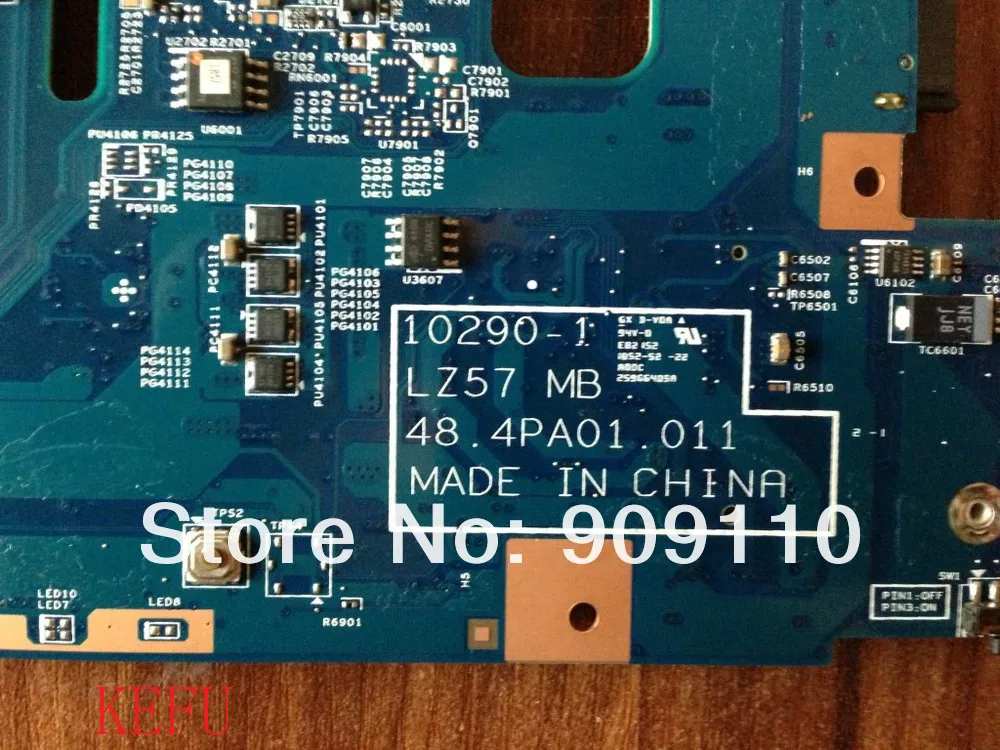 v570 v570c computador portátil placa-mãe lz57 mb 10290-1 48.4pa01. 011