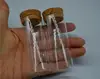 100pcs 30*75mm Glass Small Clear Cork Bottle test tube Mini Vial For Wedding Holiday Decoration Wooden Lid Empty Pot Sample Jars 2