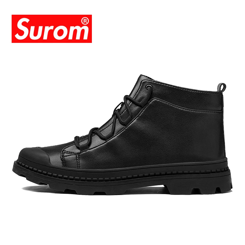 

SUROM Brand New Men's Leisure High Top Sneakers Summer Walking Shoes Sport Outdoor Comfortable Breathable Jogging Walking Shoes