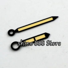 2 стрелки светящиеся оранжевые руки для 47 мм 45 мм корпус eta unitas 6497,6498 движение