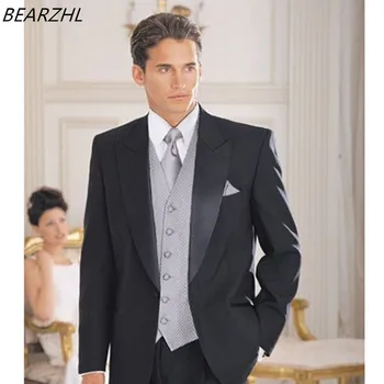 

wedding suits for men bridegroom tuxedos classic suit groom wear 2020 black dress
