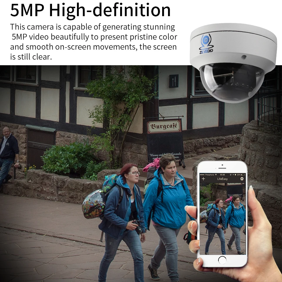 ZSVEDIO 4ch 5.0MP POE Комплект H.265 + Системы комплект CCTV 8ch NVR IP Камера Крытый ИК Ночное