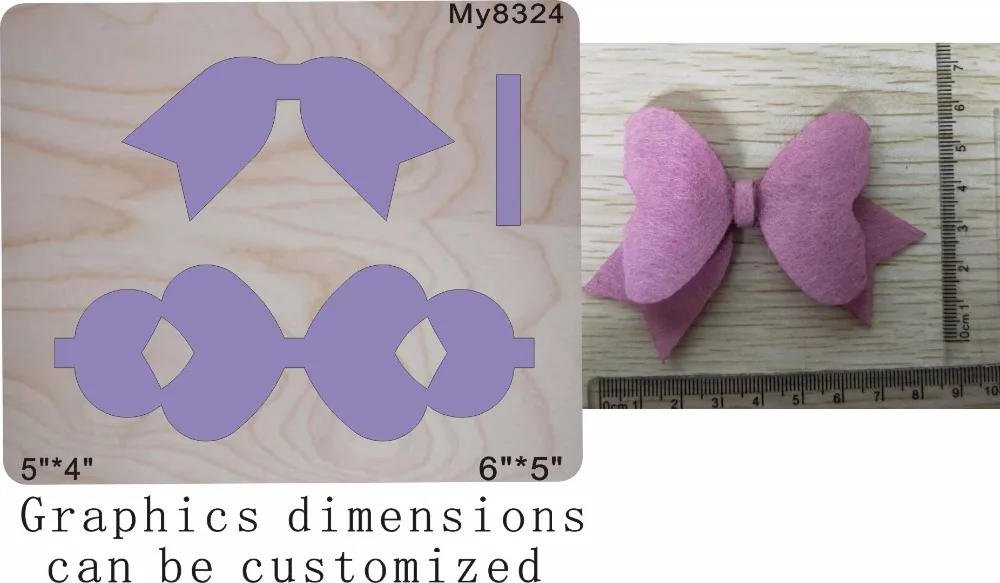 

Purple Bow Wooden dies fit // Scrabooking my