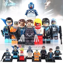 Строительные блоки 10 лотов PG8058 Капитан Бумеранг ниндзя космический человек паук супер герой кирпичи Дети DIY Прямая поставка