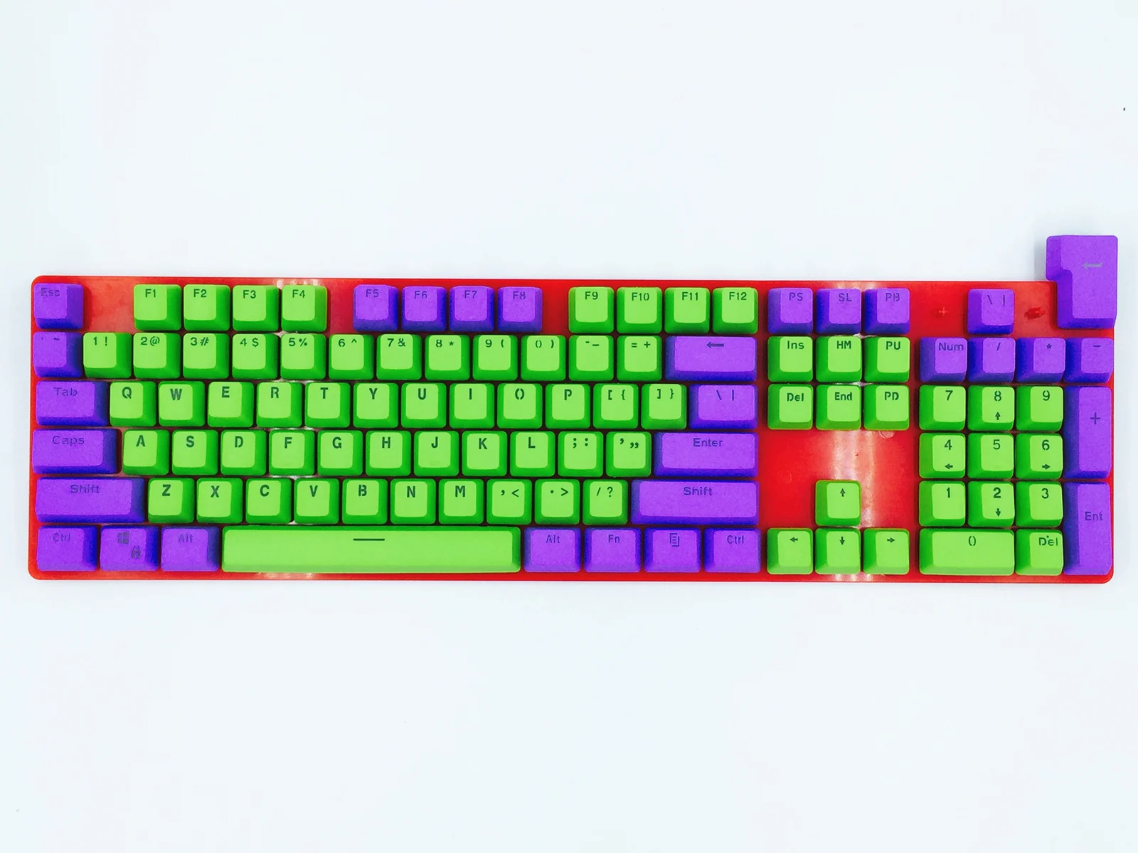 104 клавиши PBT Eva Green Doubleshot кепка для ключей с подсветкой набор кепок Cherry MX