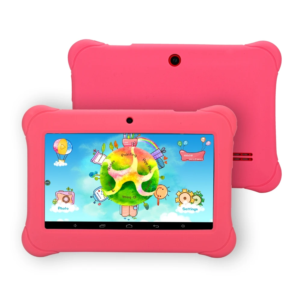 Irulu y1 babypad &quotandroid 4.4 планшет для детей quad core dual камеры google gms тест 1 ГБ ram с